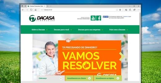 Criar site - Dacasa Financeira