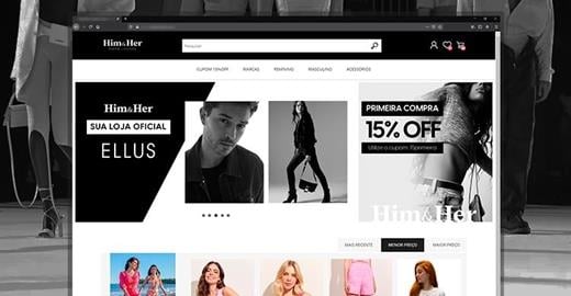 Criar e-commerce - Him & Her