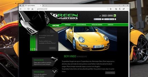 Criar Site - Greenmotors Online
