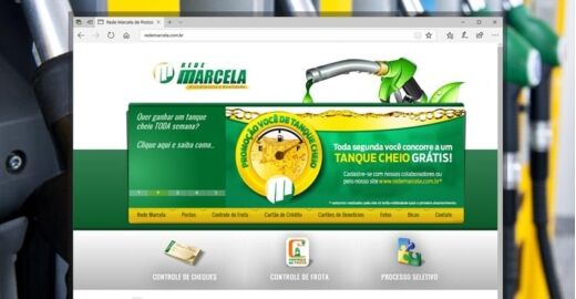 Criar site - Rede Marcela de Postos