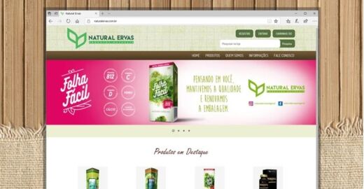 Criar e-commerce - Natural Ervas Ecommerce