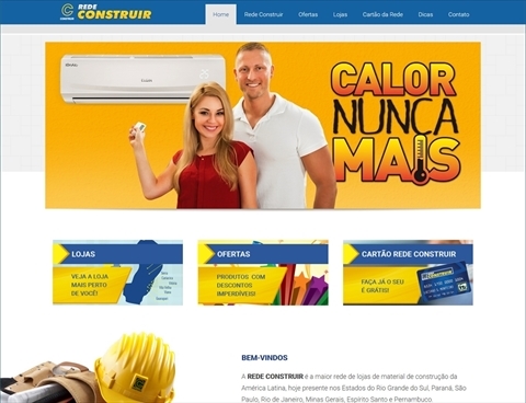 Criação de site: Rede Construir do Espírito Santo