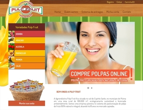 Criação de site: Pulp Fruit