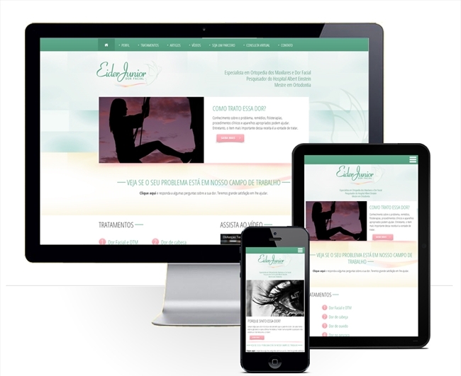 Layout responsivo do projeto de criação de sites: Responsividade aplicada ao layout do site