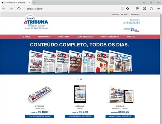 Criar e-commerce - Jornal A Tribuna ES