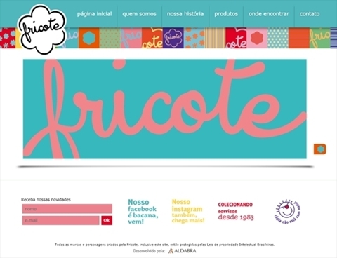 Criação de site: Fricote