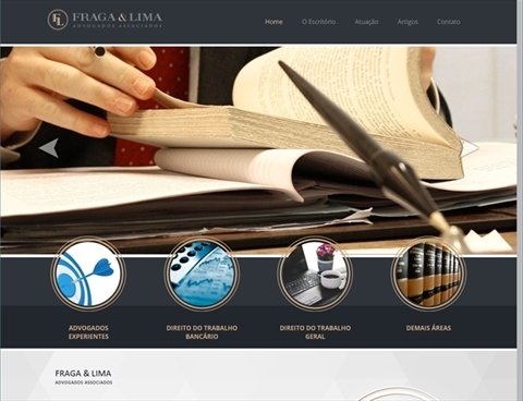 Criação de site: Fraga e Lima Advogados