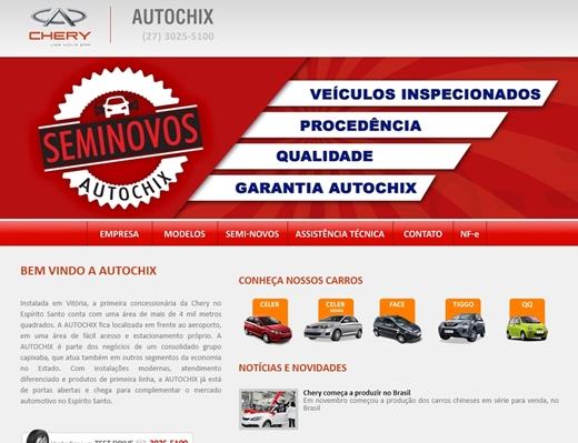 Criar Site - Autochix