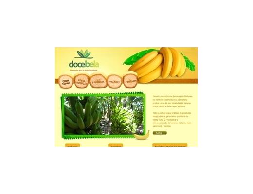 Criar Site - Docebela - O sabor que a banana tem