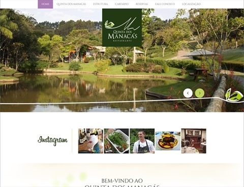 Criação de site: Quinta dos Manacás