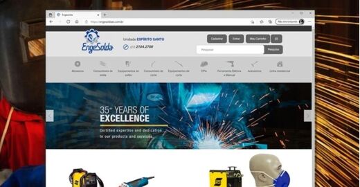 Criar e-commerce - Engesolda Espírito Santo