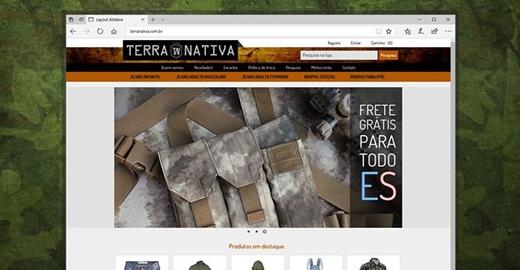 Criar e-commerce - Terra Nativa