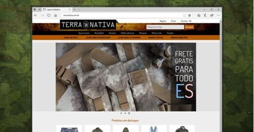 Criar e-commerce - Terra Nativa