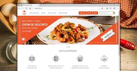 Criar e-commerce - Caixa do Chef