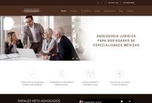 Papaleo Neto Adv: Website criado pela ALDABRA