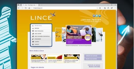 Criar site - Lince Psicologia & Gestão
