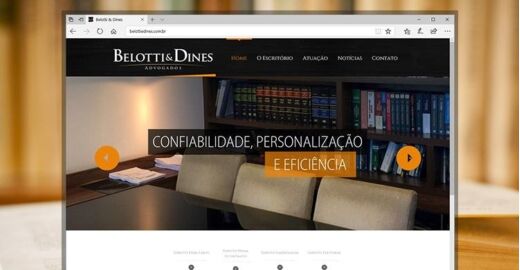 Criar site - Belotti & Dines Advogados