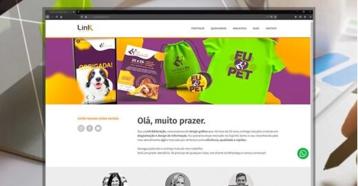 Criar site - Link Editoração