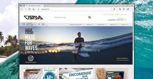 Criar e-commerce - Cabana Surf