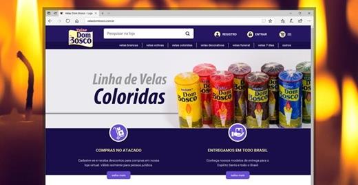 Criar e-commerce - Velas Dom Bosco