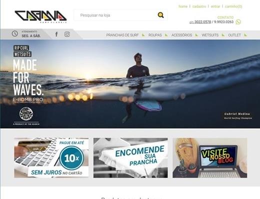 Criar e-commerce - Cabana Surf