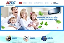 RDS Ar Condicionado: Website criado pela ALDABRA