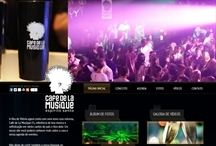 Cafe de la Musique ES: Website criado pela ALDABRA