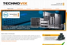 Technovix: Website criado pela ALDABRA