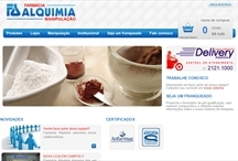 Farmácia Alquimia: Website criado pela ALDABRA