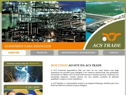 ACS Trade: Website criado pela ALDABRA