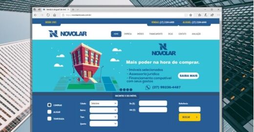 Criar site - Novolar Imóveis