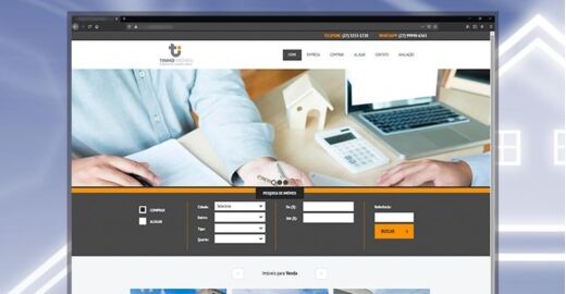 Criar site - Tinho Imobiliária
