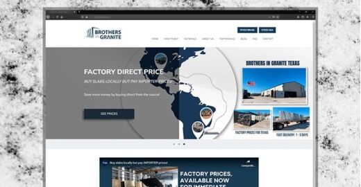 Criar site - Brothers in Granite