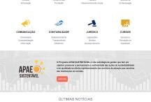 APAE ES: Website criado pela ALDABRA