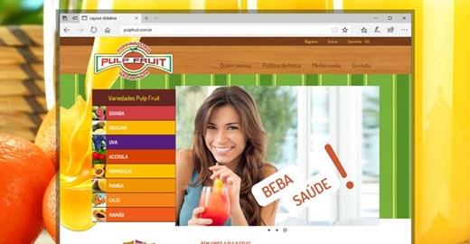 Criar e-commerce - Pulp Fruit
